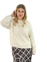 Pullover PL26-00365 Ecru