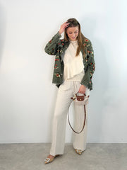 Jacke JK26-00247 Olive Sequins