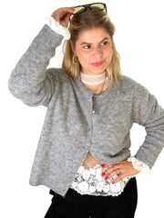 Cardigan CG26-00234 Grey Melange