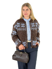 Cardigan CG26-00236 Snowflakes