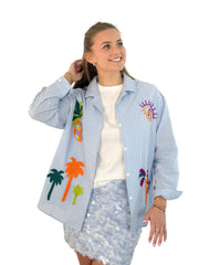 Bluse BL26-00421 Stripes