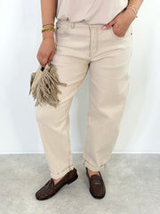 Jeans HS26-00310 beige stripe