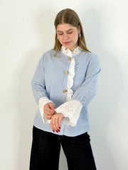 Bluse BL26-00392 Stripes with Gold