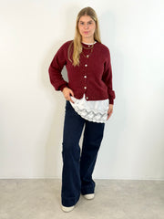 Cardigan CG26-00212 Bordeaux