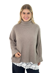 Flona Pullover PL26-00314 Conway Taupe