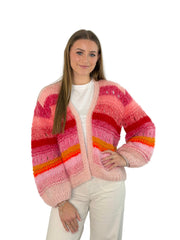 Cardigan CG26-00195 Super Pink