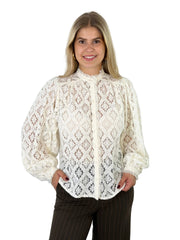 Bluse BL26-00644 Ivory