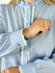 Bluse BL26-00613 Blue Vichy