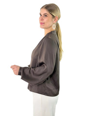 Bluse BL26-00673 Brown
