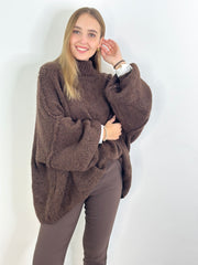 Pullover PL24-00106 Chocolate
