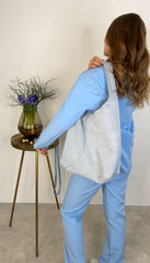 Tasche TA25-00007 Lightblue Velour