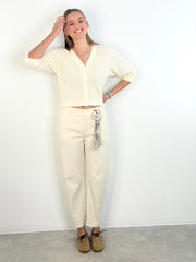 Cardigan CG26-00198 Creme