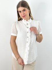 Bluse BL25-00239 White Jewellery