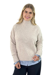 Cashmere Pullover PL26-00312 Sandalwood Beige