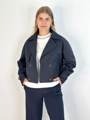 Kurztrench JK25-00142 Navy