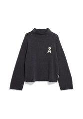 Pullover PL25-00240 Steel Melange-Oatmilk