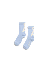 Socken STR26 Soft Blue Oatmilk