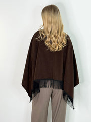 Poncho PL26-00367 Brown