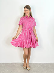 Kleid KD25-00171 Rose/White