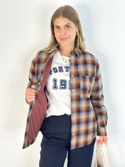 Jacke JK25-00137 Golden Brown Check