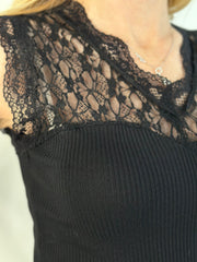 Shirt ST25-00134 Black Lace