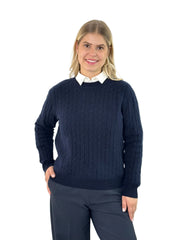 Cashmere Pullover PL26- 00316 Navy