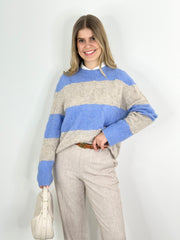 Pullover PL25-00142 Hydrangea Stripes