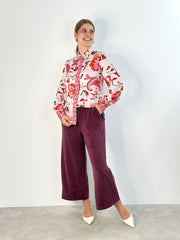Bluse BL25-00223 Flowers