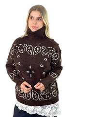 Pullover PL26-00355 Brown