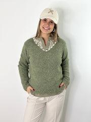 Pullover PL25-00234 Khaki