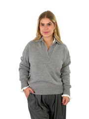 Pullover PL26-00341 Grey