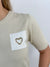 Shirt ST24-00001 Beige Heart