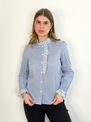 Bluse BL26-00425 Embroidery Stripes