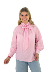 Bluse BL26-00594 Pink Stripes