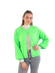 Cardigan CG26-00212 Neon Grün