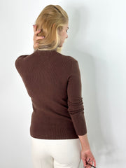 Longsleeve LL25-00061 Chocolade