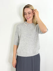 Pullover PL2500208 Grey Necklace