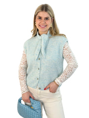 Weste WE26-00049 Blue Scarf
