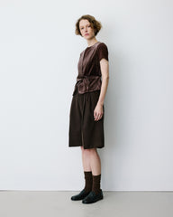 Weste WE26-00064 Velvet Chocolat