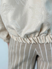 Jacke JK25-00112 White Flowers