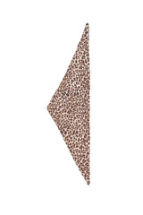Dreieckstuch Leo Beige Schoko