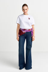 Shirt ST26-00202 White Dog